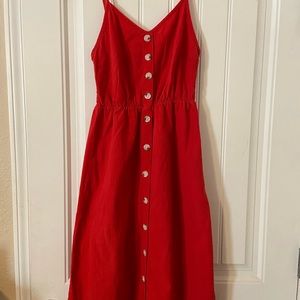 Woman’s Red Shein Brand Dress S